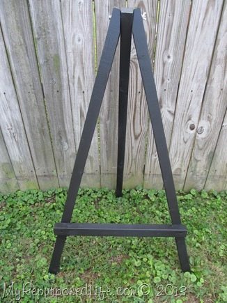make a small PICTURE STAND DISPLAY EASEL 