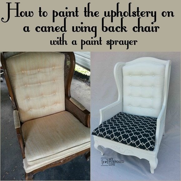 How to Paint Upholstery (Latex Paint and Fabric Medium) - The Kim Six Fix