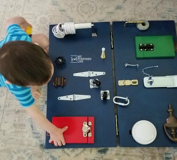 How To Build a DIY Toddler Busy Board - Home Improvement Projects to  inspire and be inspired, Dunn DIY
