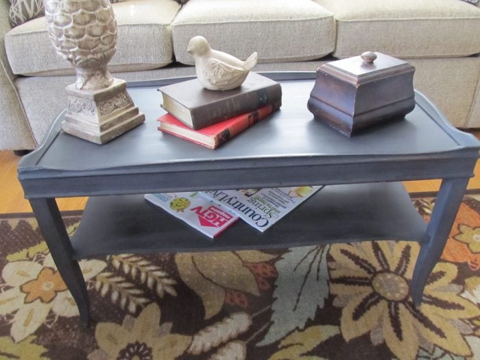 Re purposed trunk coffee table. 
