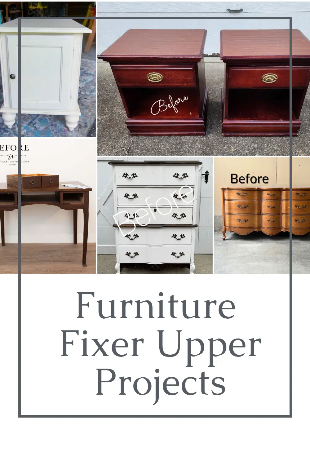 How to flip a pair of free nightstands with an easy furniture makeover. Step-by-step directions for prepping, painting and more. via @repurposedlife